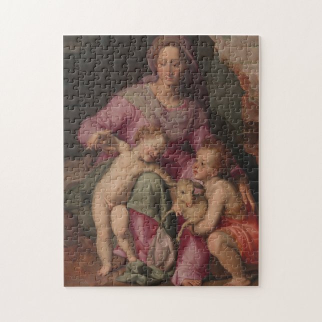 Madonna u. Kind mit Johannes der Baptist (Vertikal)