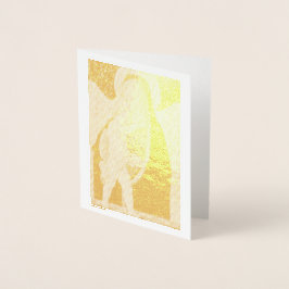 Madonna und Child Gold Fossilienpass Folienkarte