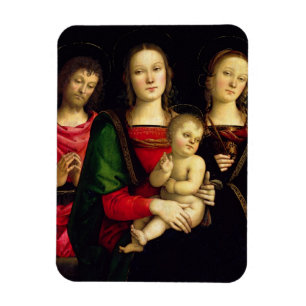 Madonna und das Kind mit Johannes der Baptist Magnet