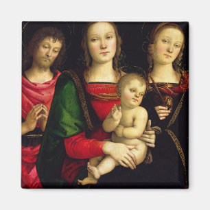 Madonna und das Kind mit Johannes der Baptist Magnet