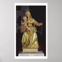 Madonna und Kind, 17. Jahrhundert (vergoldetes Hol
