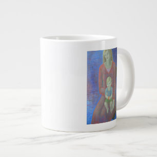 Madonna und Kind 2014 Jumbo-Tasse