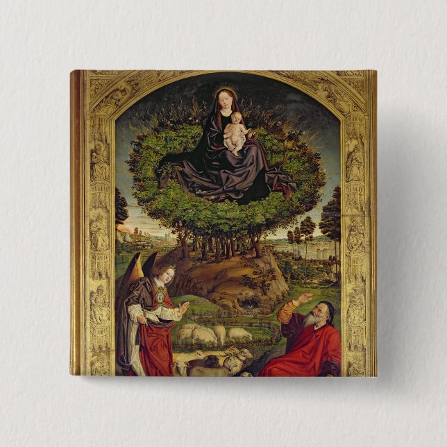 Madonna und Kind 2 Button (Vorderseite)