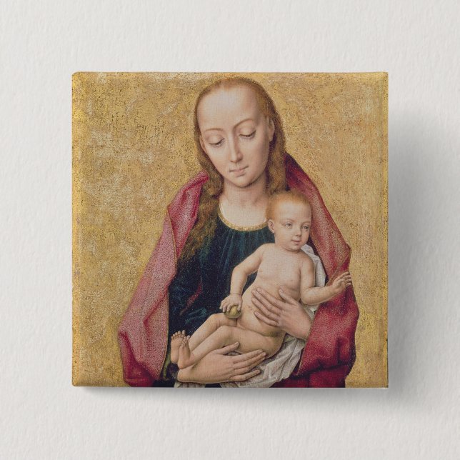Madonna und Kind 2 Button (Vorderseite)