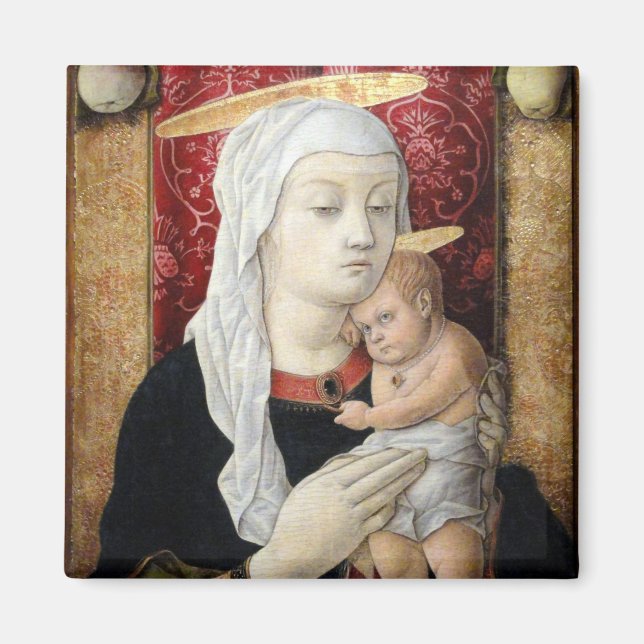 Madonna und Kind 2 - Carlo Crivelli - c1468 Magnet (Vorne)
