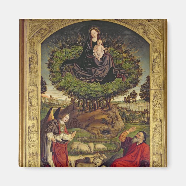 Madonna und Kind 2 Magnet (Vorne)