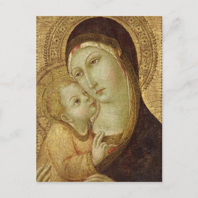 Madonna und Kind 2 Postkarte (Vorderseite)