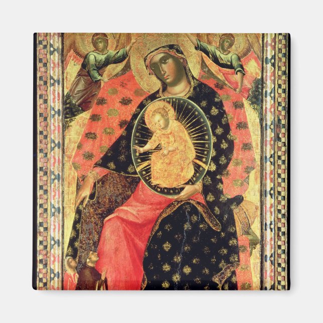 Madonna und Kind begeistert von zwei Entwicklern Magnet (Vorne)