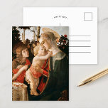 Madonna und Kind | Botticelli Postkarte<br><div class="desc">Madonna und Kind mit Johannes dem Täufer (um 1470-1475) des italienischen Renaissancekünstlers Sandro Botticelli. Verwenden Sie die Entwurfstools,  um einen benutzerdefinierten Text hinzuzufügen oder das Bild zu personalisieren.</div>