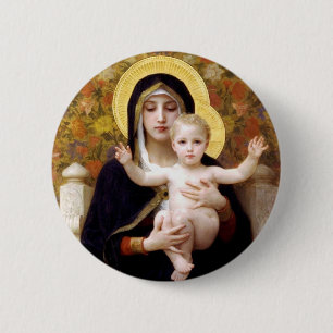 Madonna und Kind Button