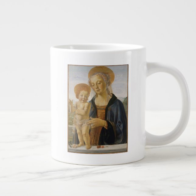 Madonna und Kind, ca. 1470 Jumbo-Tasse (Rechts)