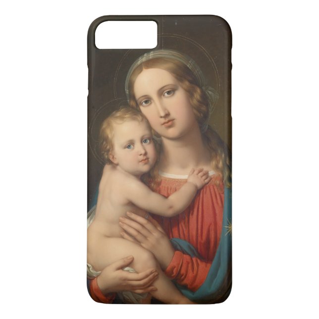 Madonna und Kind Case-Mate iPhone Hülle (Rückseite)