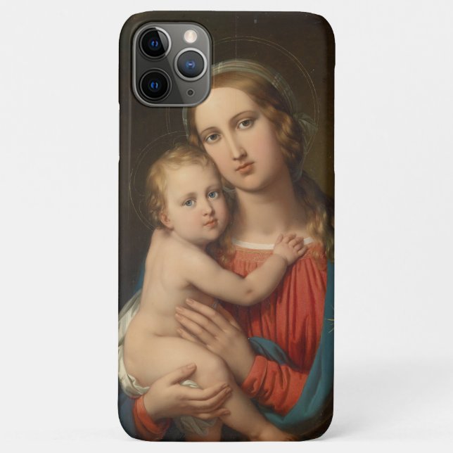 Madonna und Kind Case-Mate iPhone Hülle (Rückseite)