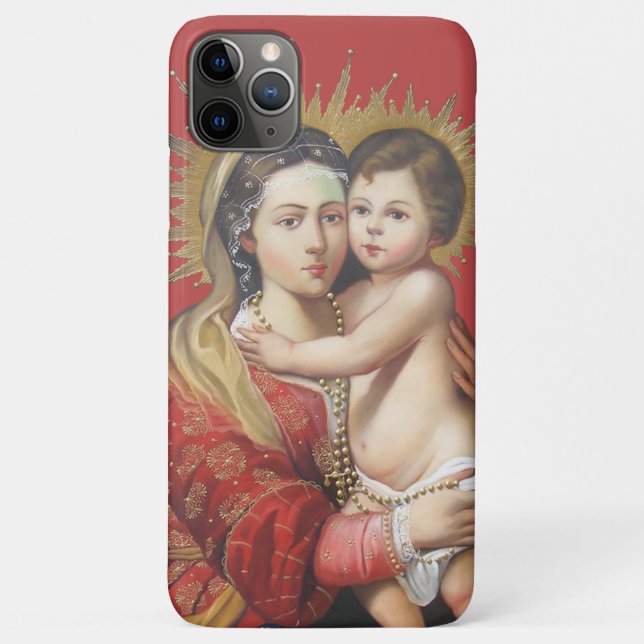 Madonna und Kind Case-Mate iPhone Hülle (Rückseite)