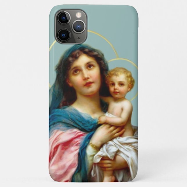 Madonna und Kind Case-Mate iPhone Hülle (Rückseite)