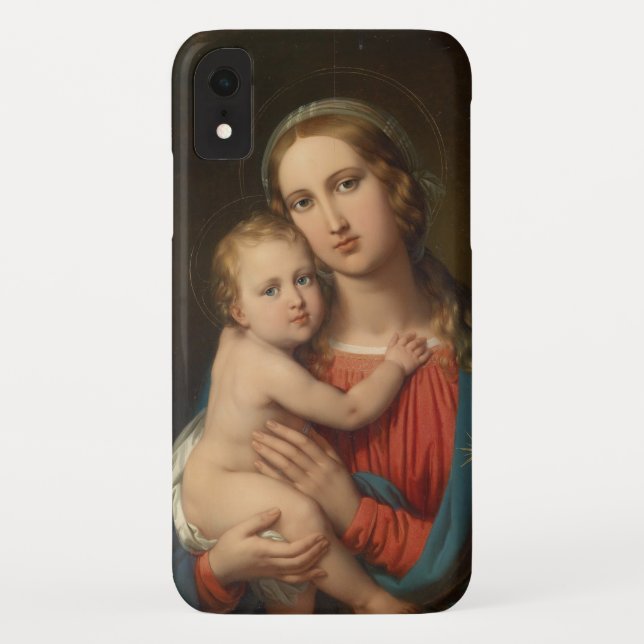 Madonna und Kind Case-Mate iPhone Hülle (Rückseite)