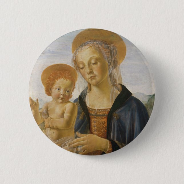 Madonna und Kind, circa 1470 Button (Vorderseite)