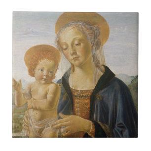 Madonna und Kind, circa 1470 Fliese