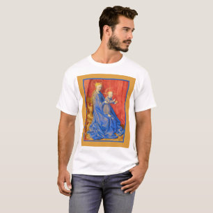 Madonna und Kind Enthroned Jean Fouquet Feiertag  T-Shirt