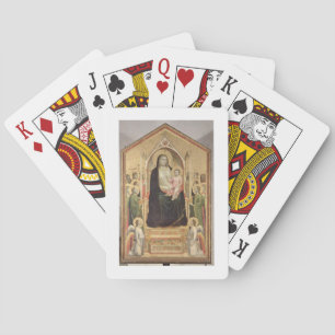 Madonna und Kind enthusironed, c.1300-03 (PRE-rest Spielkarten