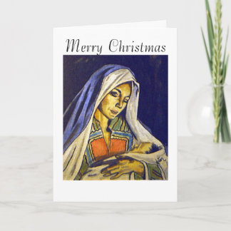Madonna und Kind, frohe Weihnachten
