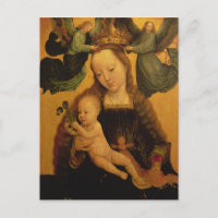 Madonna und Kind gekrönt von zwei Engeln, c.1520