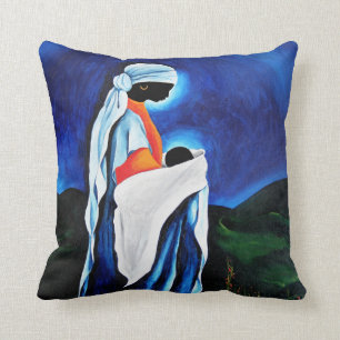 Madonna und Kind - geliebter Sohn 2008 Kissen