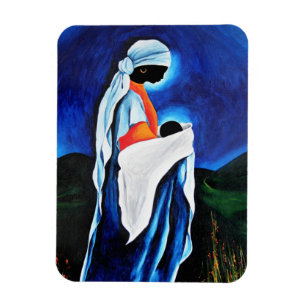 Madonna und Kind - geliebter Sohn 2008 Magnet