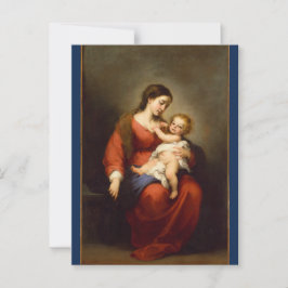 Madonna und Kind in Ruhm ... Postkarte