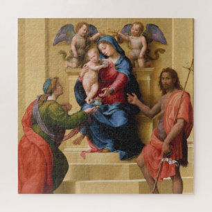 Madonna und Kind inthronisiert mit Heiliger Mary