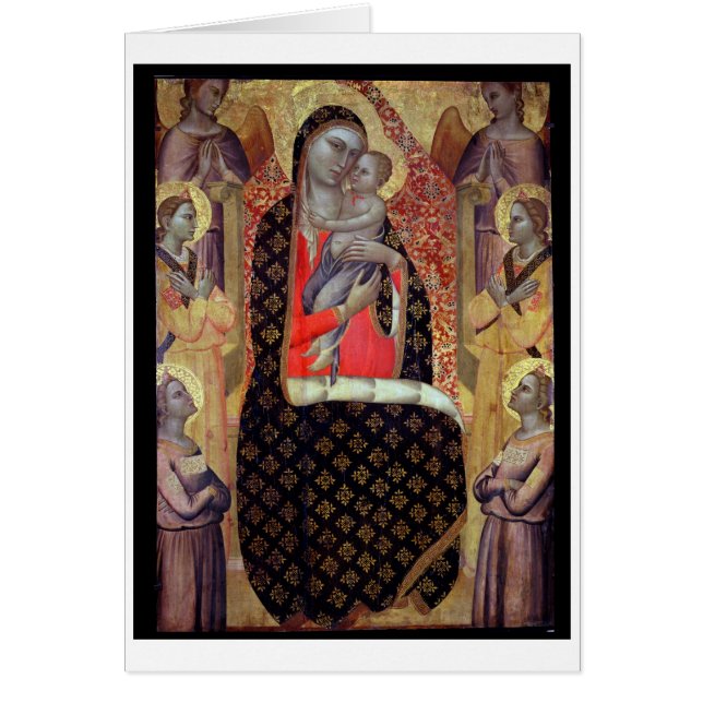 Madonna und Kind inthronisiert mit sechs Engeln (Vorne)