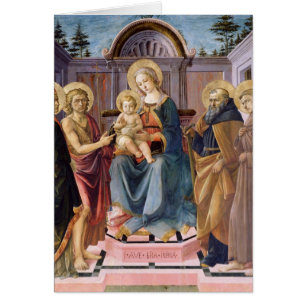 Madonna und Kind inthronisiert mit SS