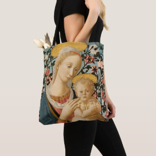 Madonna und Kind Jesus Jungfrau Maria Mit Monogram Tasche