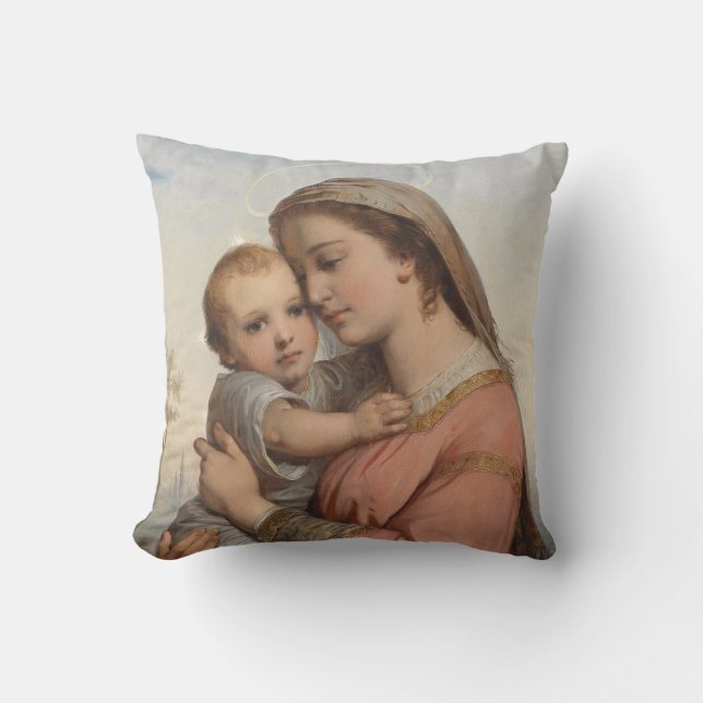 Madonna und Kind Kissen (Vorderseite)