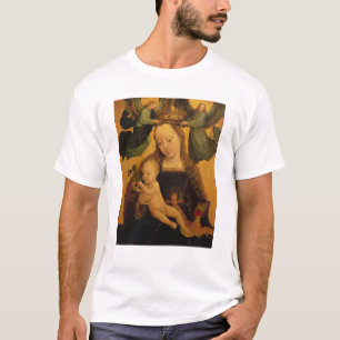 Madonna und Kind krönten durch zwei Engel, c.1520 T-Shirt
