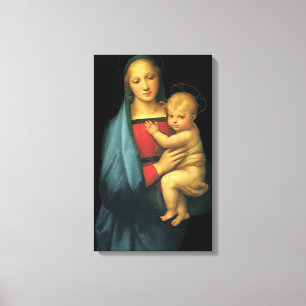 Madonna und Kind, Madonna del Granduca von Raphael Leinwanddruck