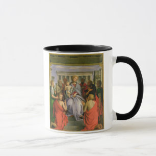 Madonna und Kind mit acht Heiligen, 1520s Tasse