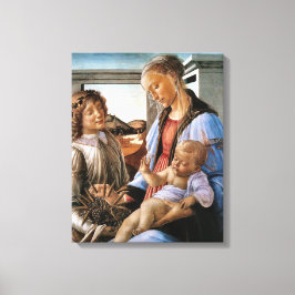 Madonna und Kind mit Engel - Botticelli - c1470 Leinwanddruck