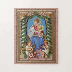 Madonna und Kind mit Engeln