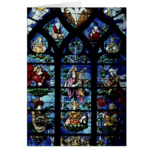 Madonna und Kind mit Engeln und Porträts reflec