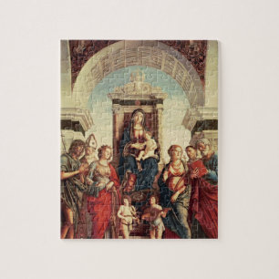 Madonna und Kind mit Heiligen