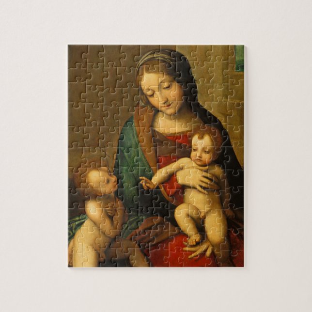 Madonna und Kind mit Heiligen (Vertikal)