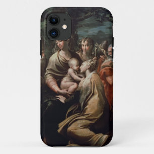 Madonna und Kind mit Heiligen, c.1529 (Öl auf Case-Mate iPhone Hülle