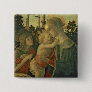 Madonna und Kind mit Johannes der Baptist (Öl O Button