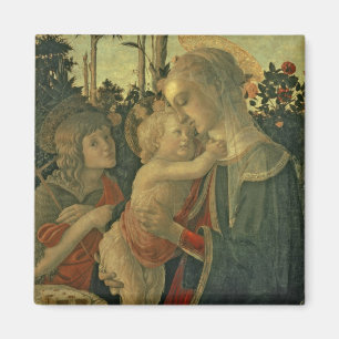 Madonna und Kind mit Johannes der Baptist (Öl O Magnet