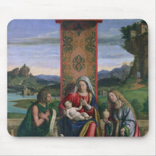 Madonna und Kind mit Johannes der Baptist und MA Mousepad