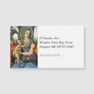 Madonna und Kind mit Saint Joseph und Angel Magnetkarte
