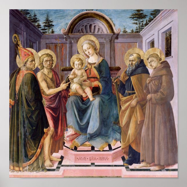 Madonna und Kind mit SS-Begeisterung Poster (Vorne)