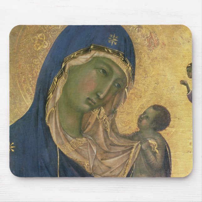 Madonna und Kind mit SS. Dominic und Aurea Mousepad (Vorne)