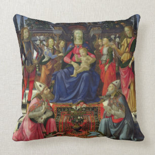 Madonna und Kind mit SS. Justus, Zenobius und Th Kissen